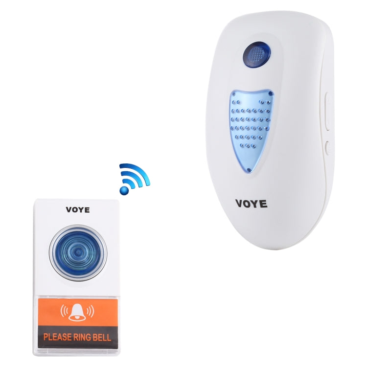 VOYE V003A Home Music Remote Control Wireless Doorbell with 38 Polyphony Sounds, US Plug, V003A VOYE V003A Home Music Remote Control Wireless Doorbell with 38 Polyphony Sounds, US Plug, V003A